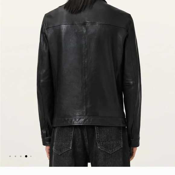 All Saints Black leatherJacket